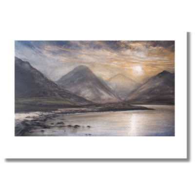 Northern Arcadia - The Wasdale fells; Great Gable and Yewbarrow from Wastwater, Cumbria