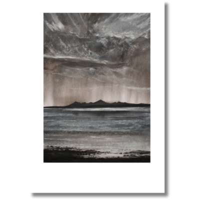 Dancing in the Deluge - Rainfall over the Isle of Arran, Scotland