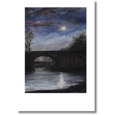 Lunar Essence - Moonlight over Devil’s Bridge, Kirkby Lonsdale, Cumbria