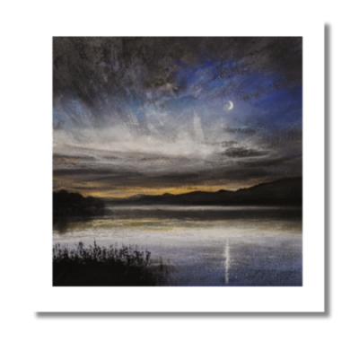 Night Shades - Evening at Coniston Water, Head of Lake