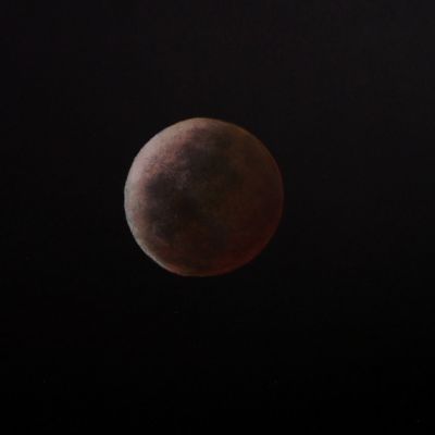 Lone Moon Phase 6 - Super Blood Moon, Jan 2019