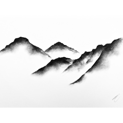 Solitude Act 270 - Yewbarrow Fell, Great Gable, Lingmell, Scafell and Scafell Pike from Wastwater