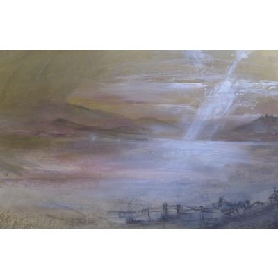 Juliet Dances in a Transparent Dress made of Gold - Coniston Water