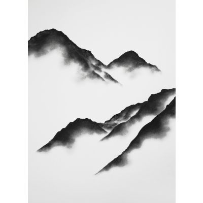 Re-Composition Act 16 - Yewbarrow Fell, Great Gable, Lingmell, Scafell Pike and Scafell from Wastwater, Cumbria