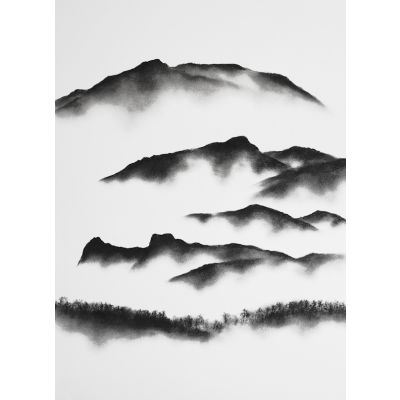 Re-Composition Act 18 - Old Man of Coniston, Wetherlam and The Langdale Pikes from Orrest Head and Winderwere, Cumbria