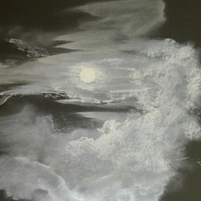 Cloudscape Composition Moon study 28