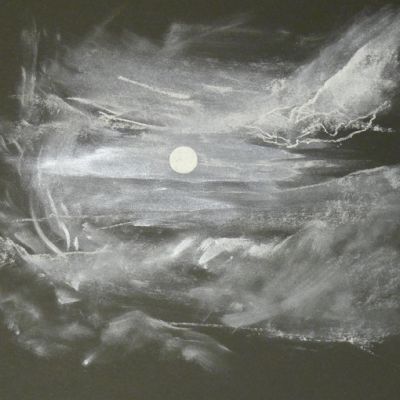 Cloudscape Composition Moon study 30