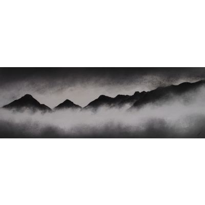 Fell Dark V - Yewbarrow, Great Gable, and Scafell from Wastwater