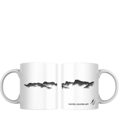 Ceramic mug - The Langdales from Windermere