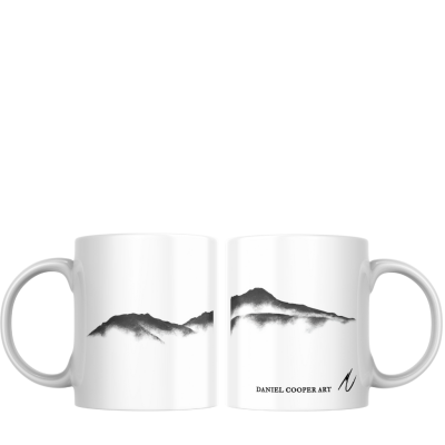 Ceramic mug - Scafell and Scafell Pike from Wastwater
